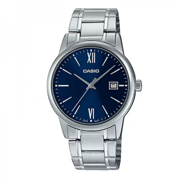 Casio MTP-V002D-2B3UDF Silver Blue Steel